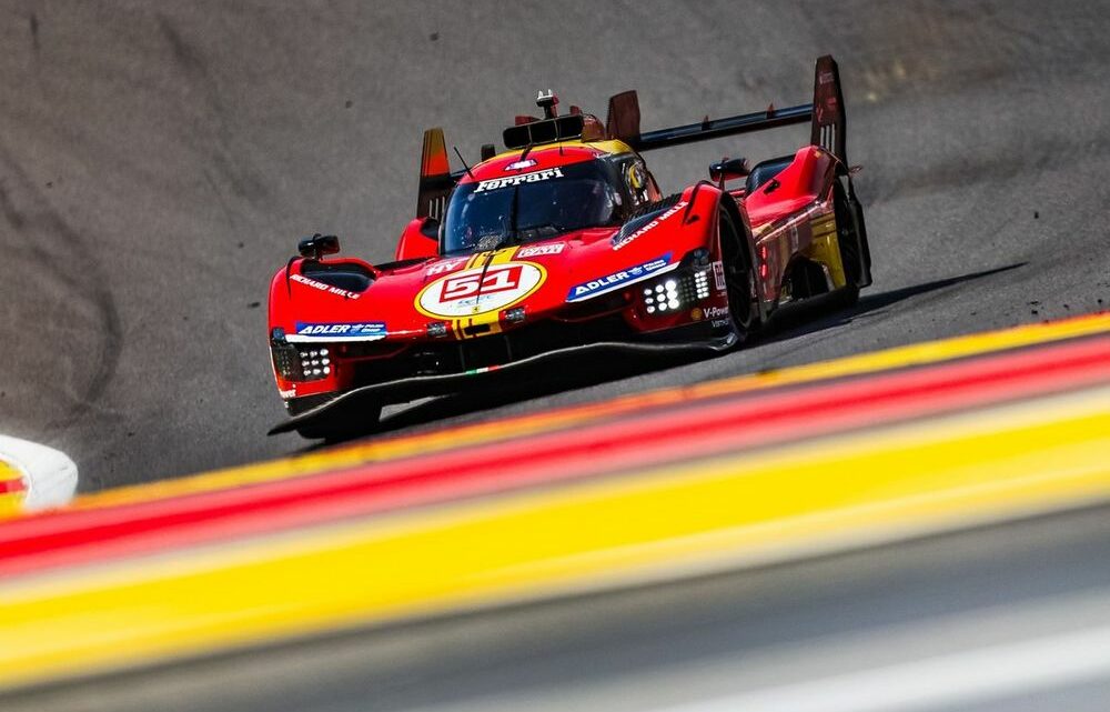 6 Heures de Spa: Triplé Ferrari en qualification